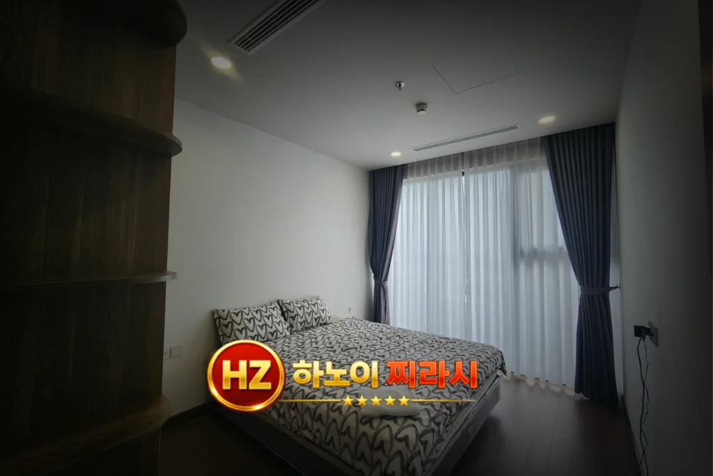 하노이 매트릭스 원 2룸 숙소 2번째 룸 분위기입니다.