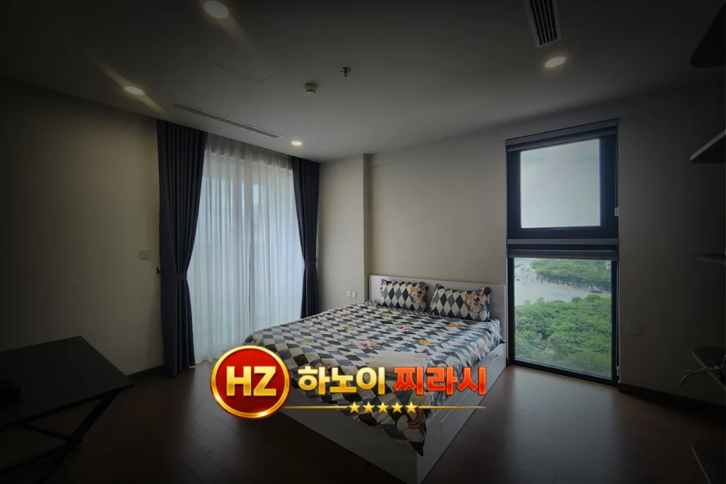 하노이 매트릭스 원 2룸 숙소 룸 분위기입니다.