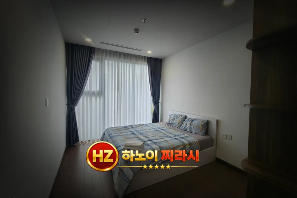 하노이 매트릭스 원 2룸 숙소 룸 모습입니다.