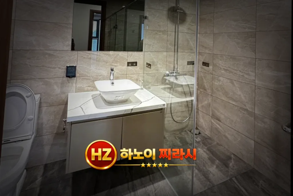 하노이 매트릭스 원 숙소 2번째 화장실 모습입니다.