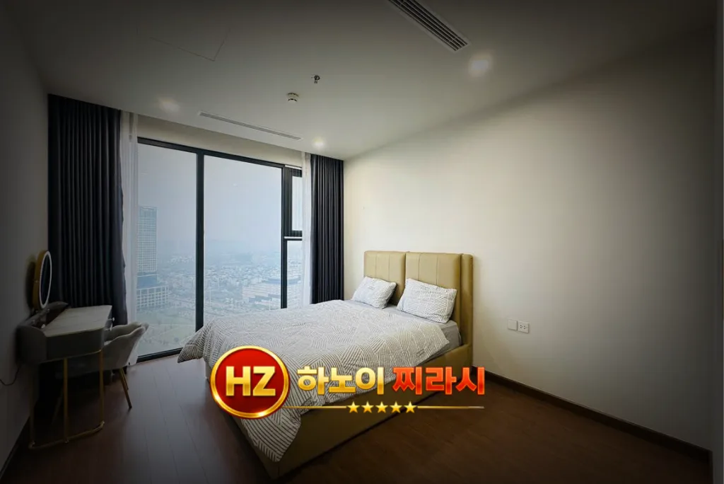 하노이 매트릭스 원 숙소 룸 구조입니다.