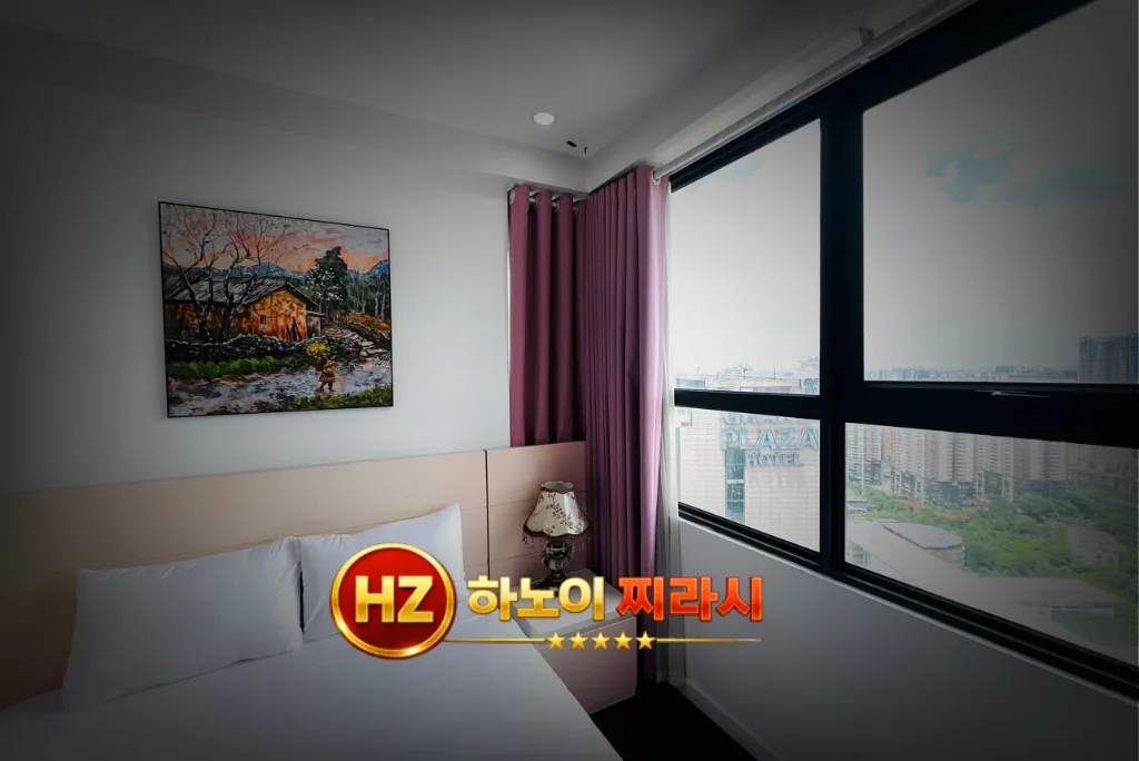 하노이 디 캐피탈 아파트 3룸 침실 모습입니다.
