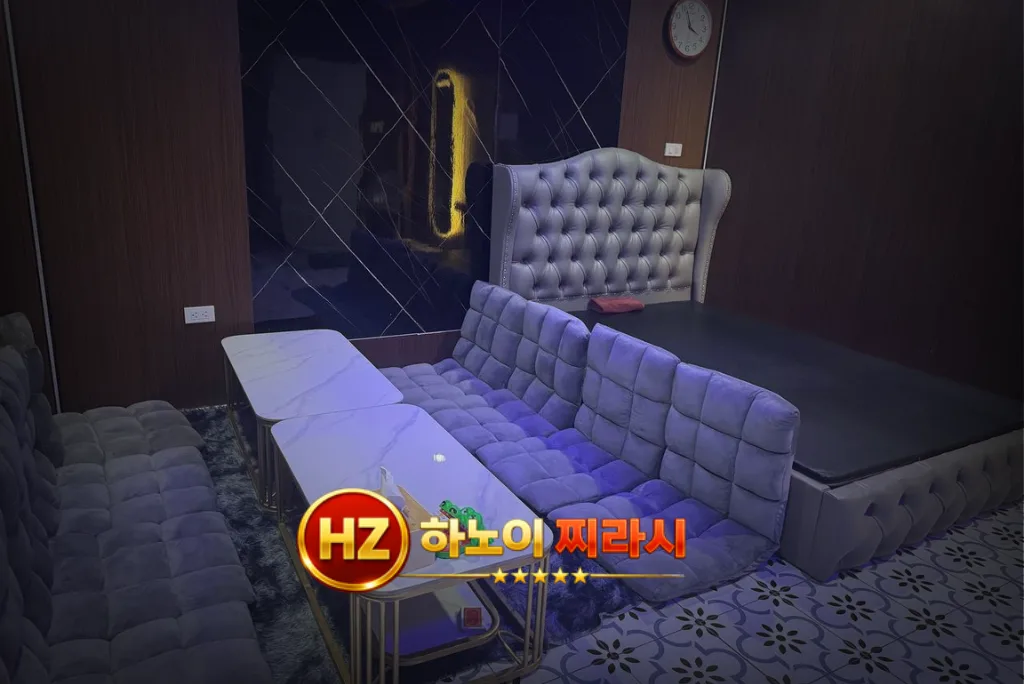 하노이 디살롱 마사지 방석집 시스템 구성입니다.