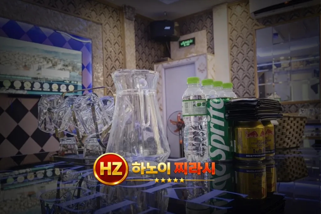 하노이 존슨 가라오케 룸 구성입니다.